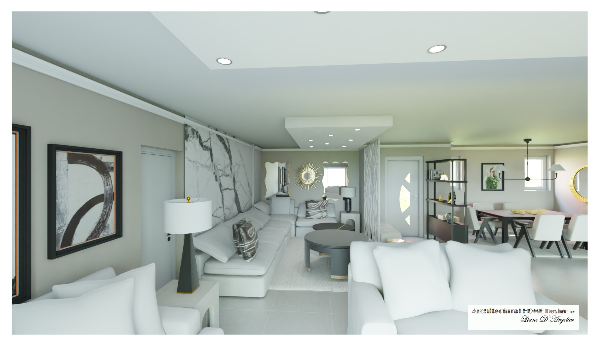 Salon de 70 m²
