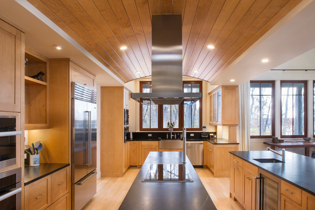 Hudson River Home contemporary-kitchen
