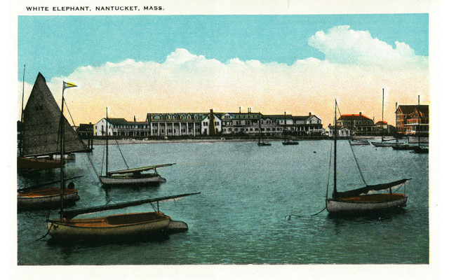 POSTER SAILING ENJOY THE RIDE NANTUCKET MASSACHUSETTS SAIL VINTAGE REPRO FREE SH
