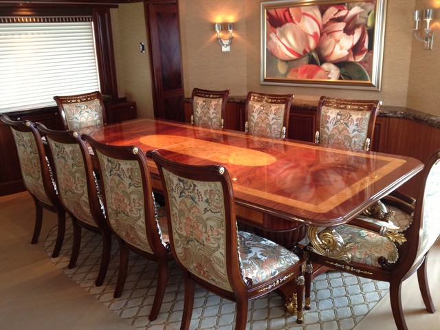 Florida Yacht Dining Room Traditional Dining Room Miami