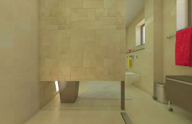 bathroom design modern-rendering