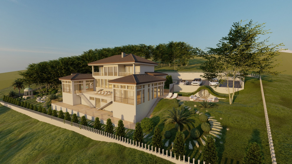 Благоустройство загородного дома (S 40 соток)