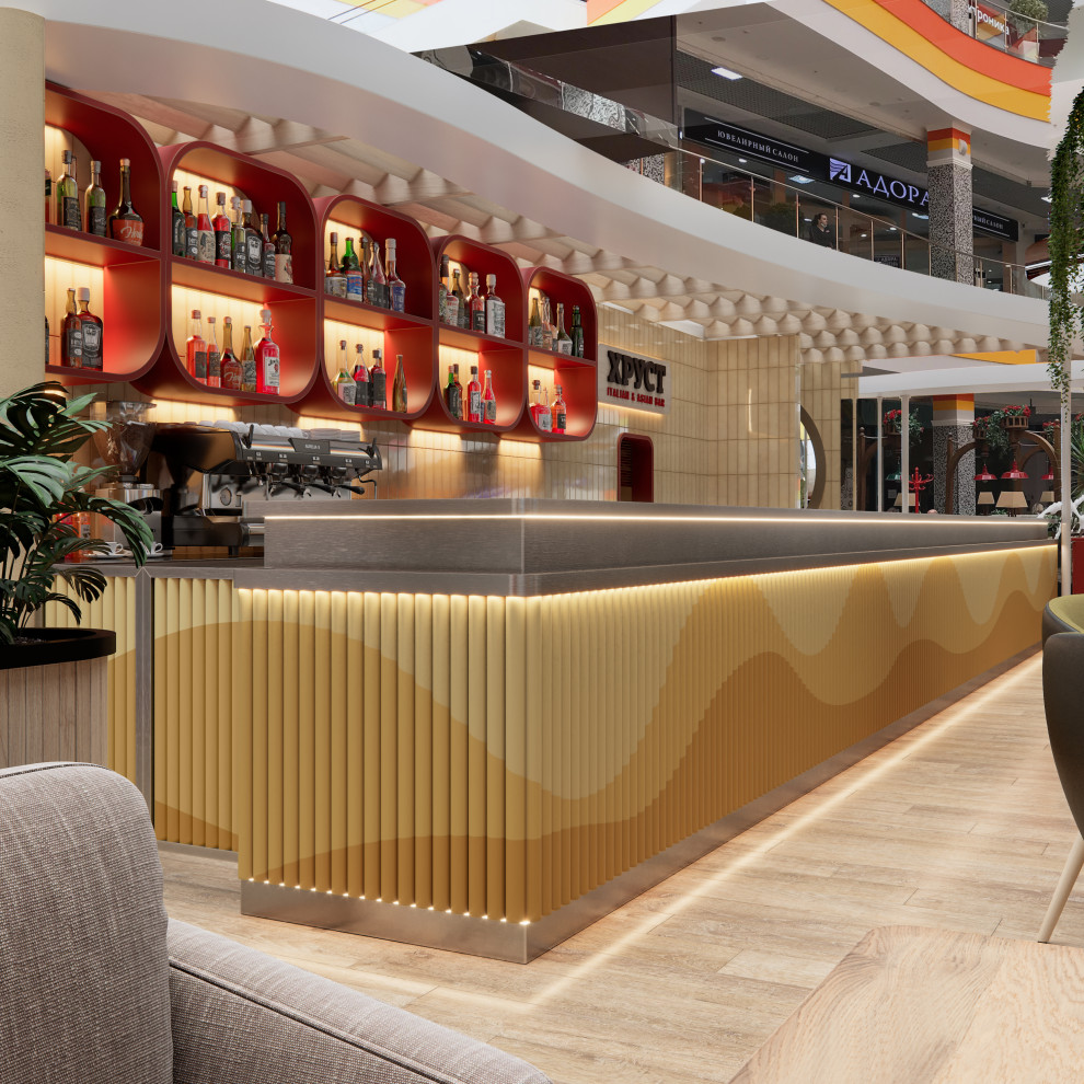 Дизайн интерьера кафе