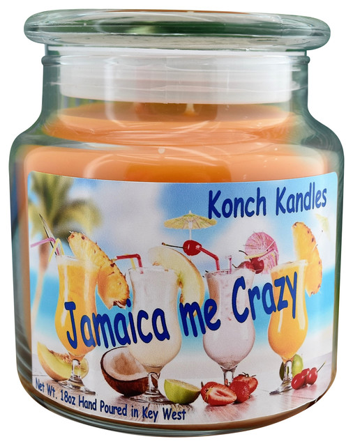 Jamaica Me Crazy 18Oz Tropical Candle Contemporary Candles by