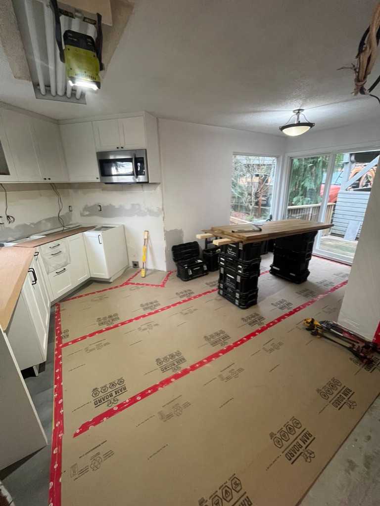 Kitchen Remodel with Butcher Block Counter