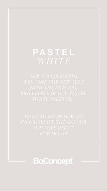 COLOUR CRUSH - PASTEL WHITE trendy-dagligstue