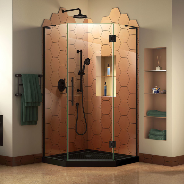 Dreamline Prism 34"x34" Dframeless Shower Enclosure With Shower Base