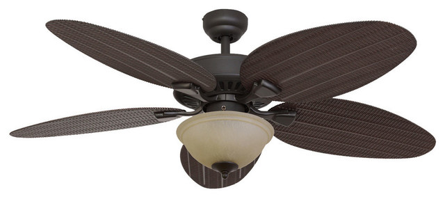 Prominence Home 50437 Bronze Seaside 52 in. Indoor Ceiling Fan with Light Kit
