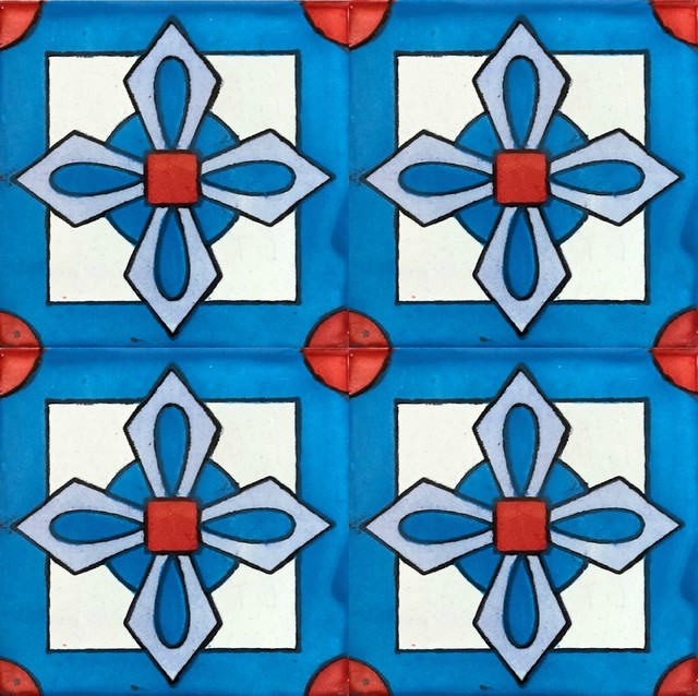 6x6 Mexican Talavera Tiles Set Of 45