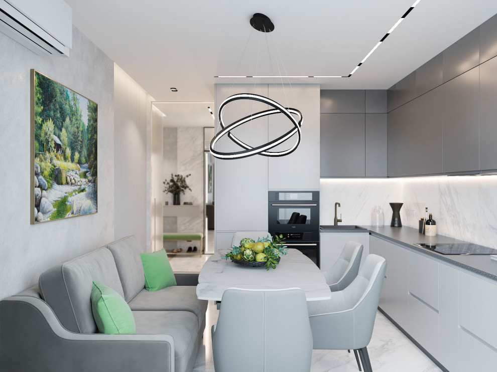 Дизайн интерьера квартиры 88 м.кв.