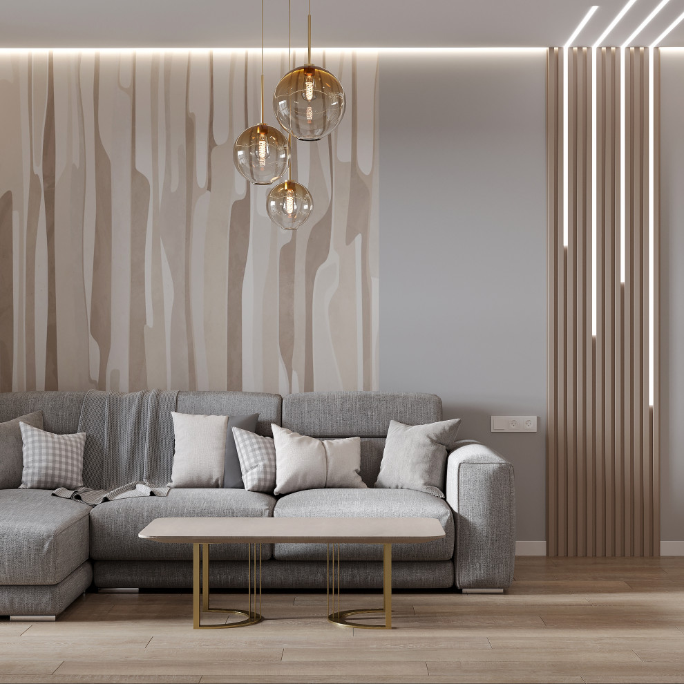 Дизайн-проект квартиры с детской и кабинетом