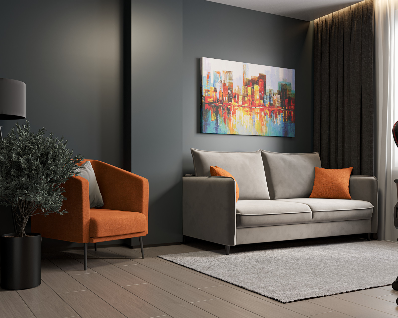 Кабинет для работы и игр