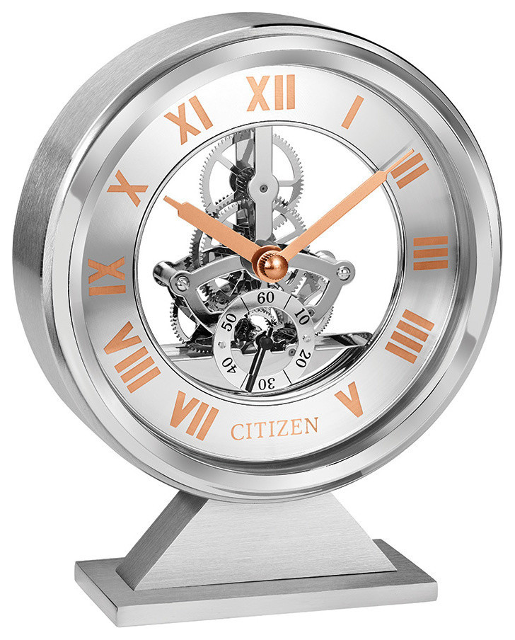 Citizen Decorative skeleton Desk Clock Contemporary Desk And Mantel