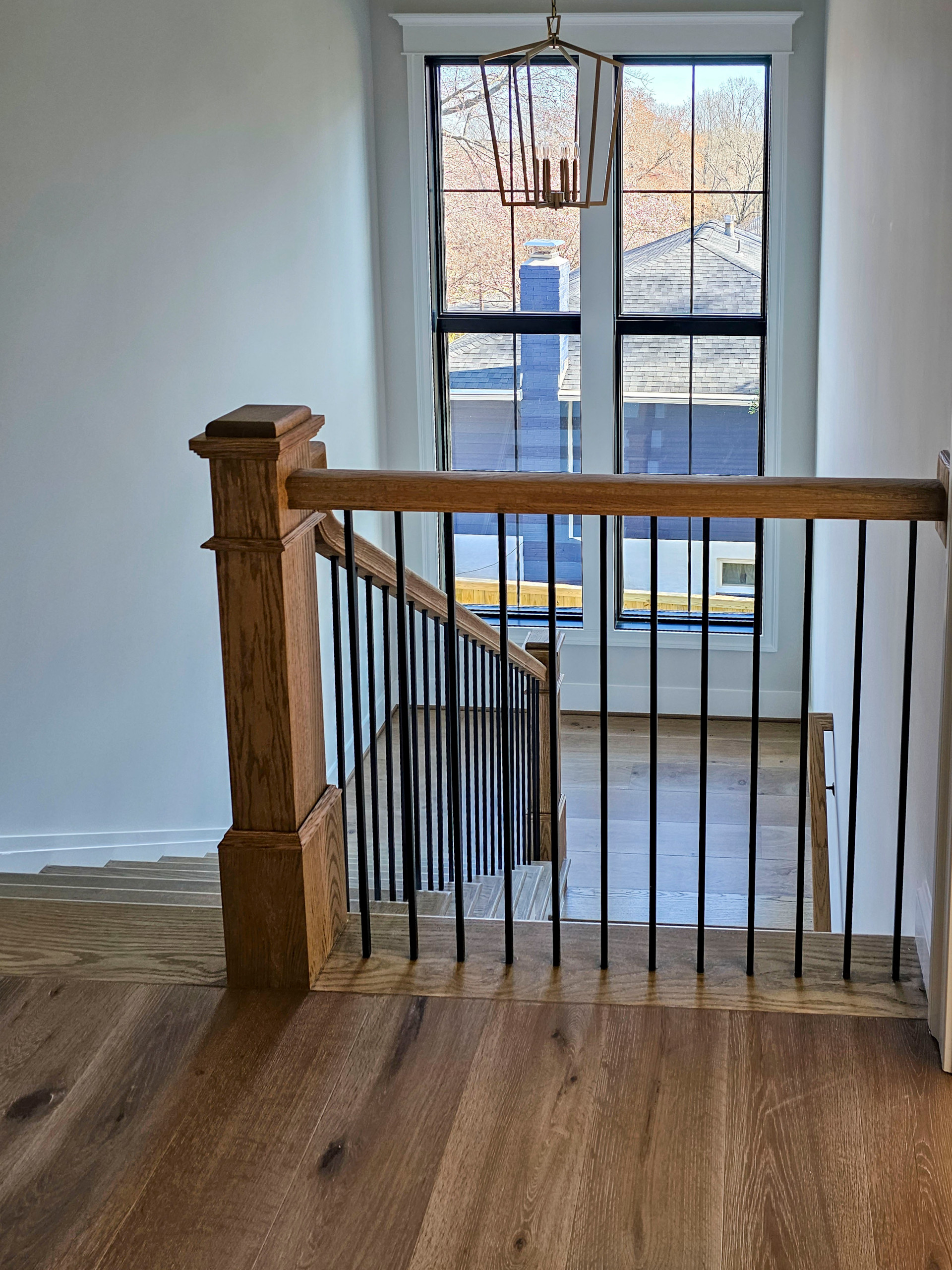 105_Modern and Bold U-Shaped Staircase, Vienna VA 22180