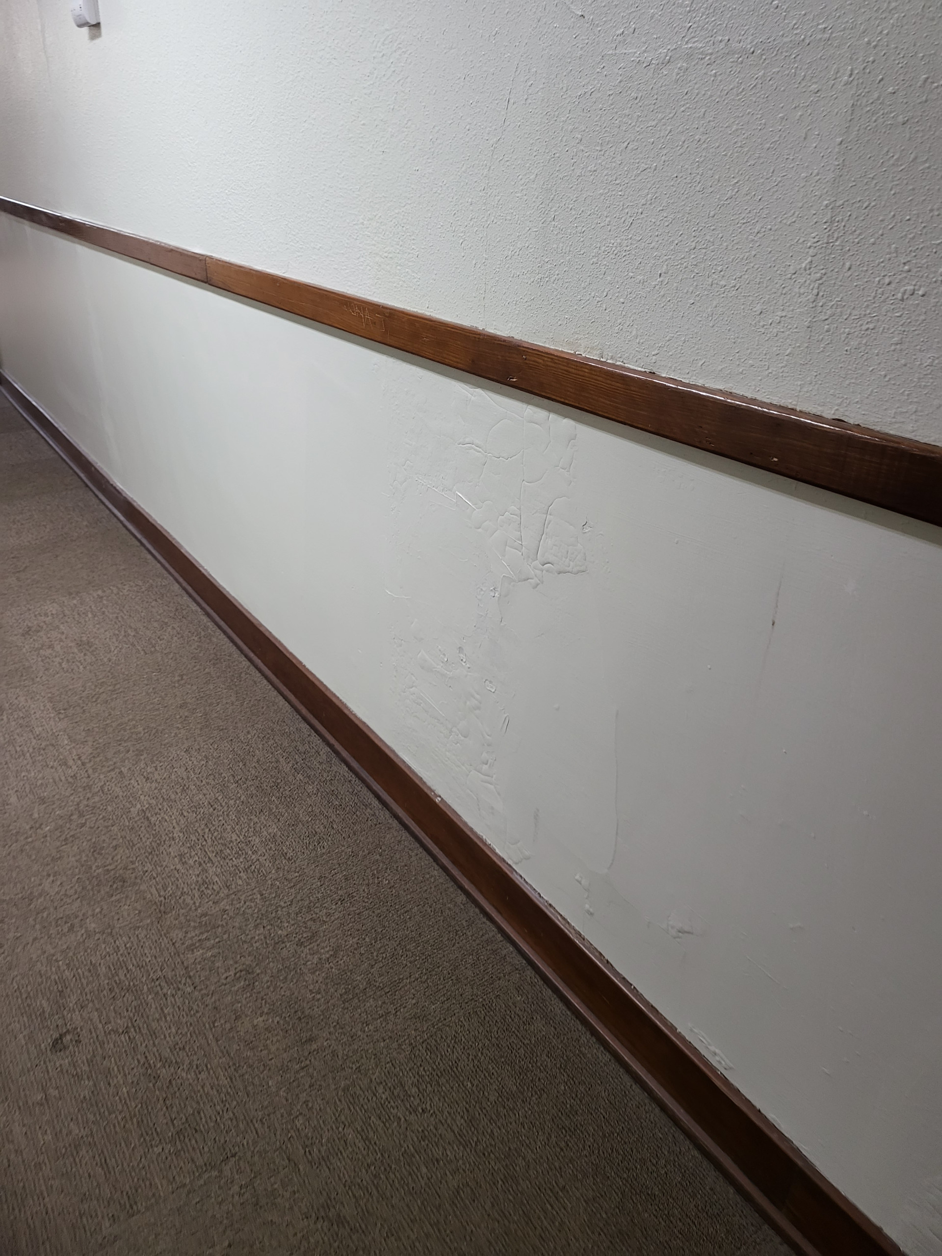 Apartment Complex Hallway Renovation and Repair Before