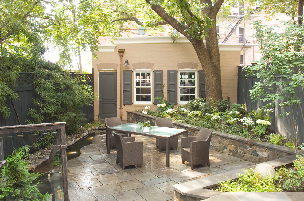 This is an example of a traditional patio in DC Metro.