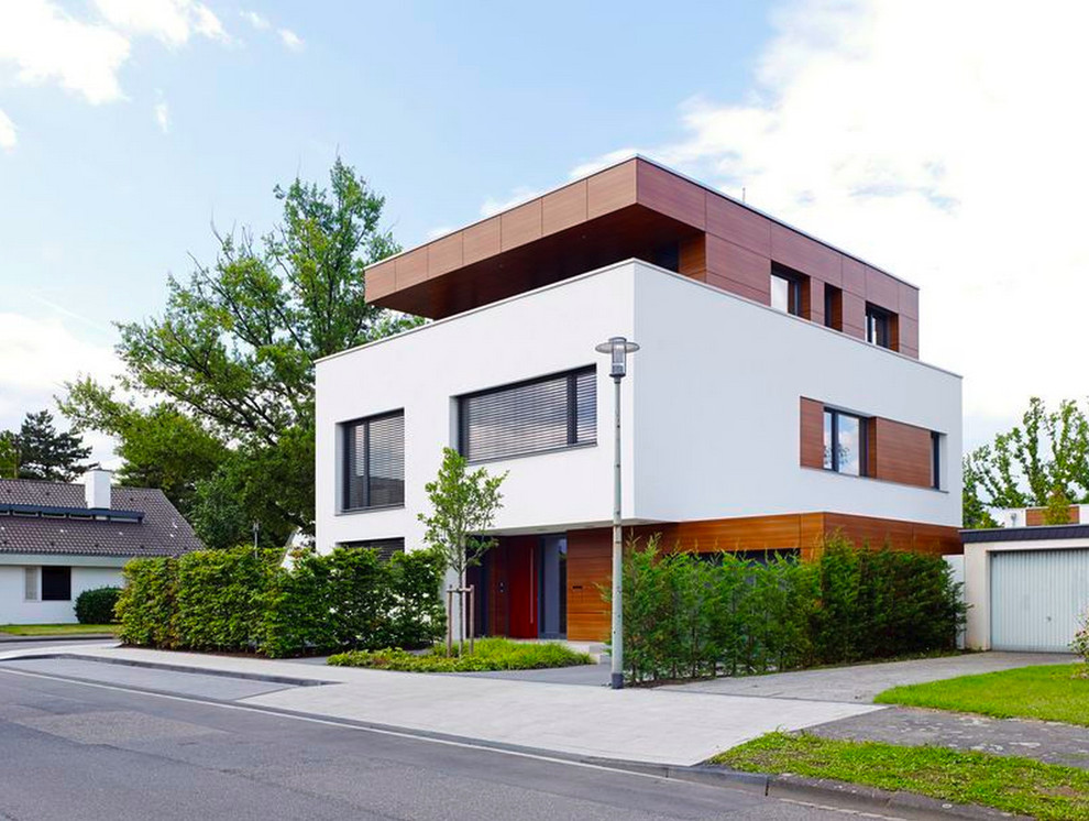 Inspiration for a contemporary exterior in Dusseldorf.