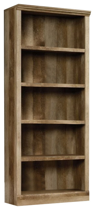 Bowery Hill 5 Shelf Bookcase in Craftsman Oak