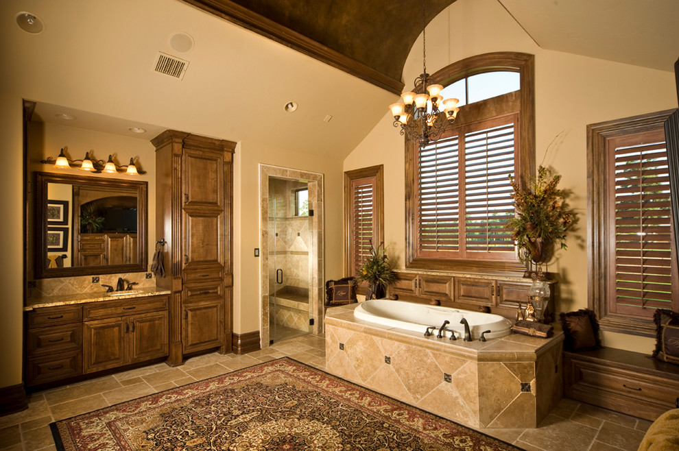 This is an example of a mediterranean bathroom in Houston.