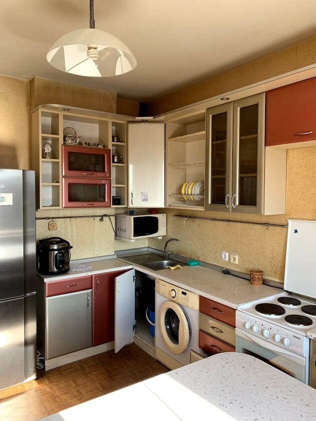 Кухня в исходном состоянии.