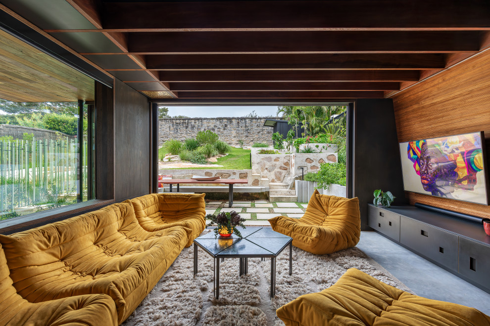 Holocene House Contemporary Living Room Sydney by CplusC