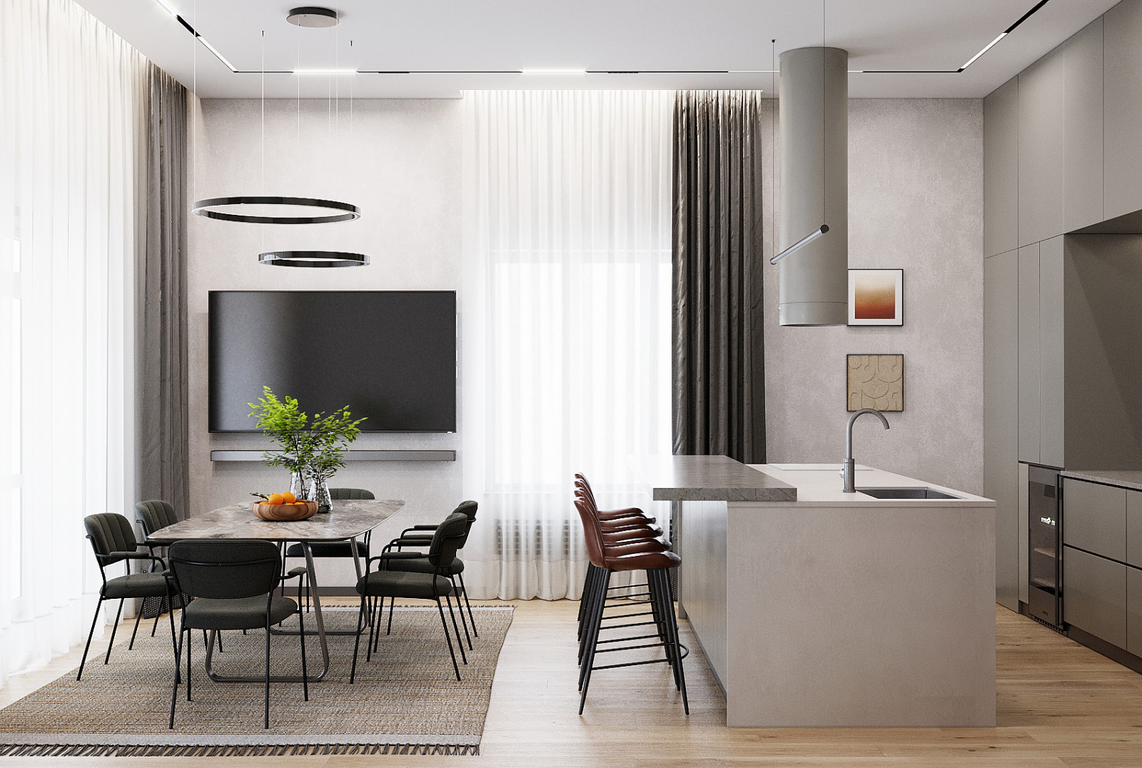 Редизайн кухни в загородном доме, г.Ижевск