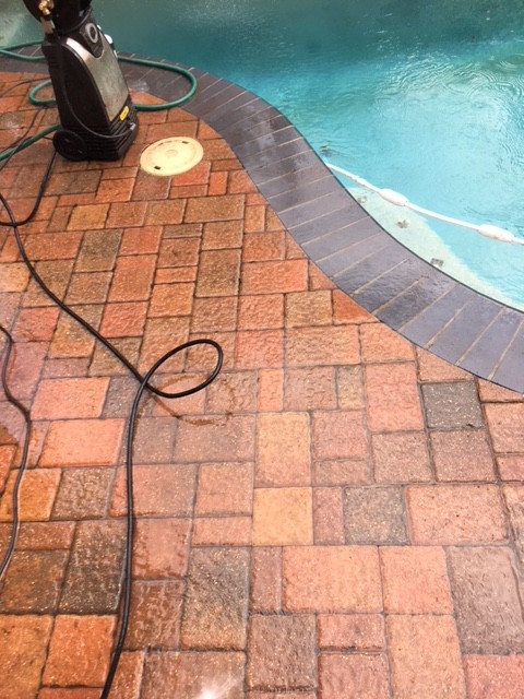 Pool Deck Pressure Wash