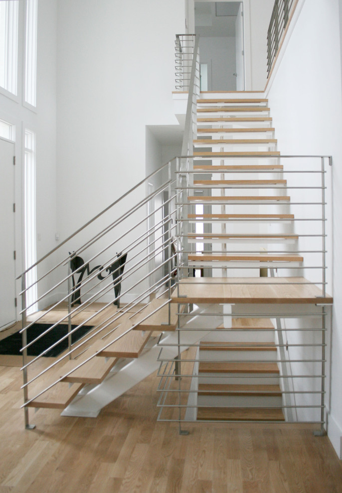 Photo of a modern staircase in Chicago.