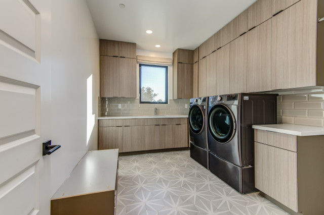 Voltaire contemporary-utility-room
