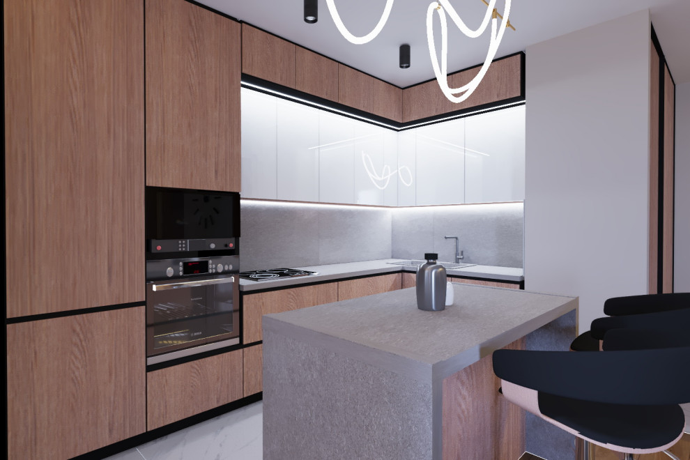 Гостиная в 2 комнатной квартире Ж.К. Континент