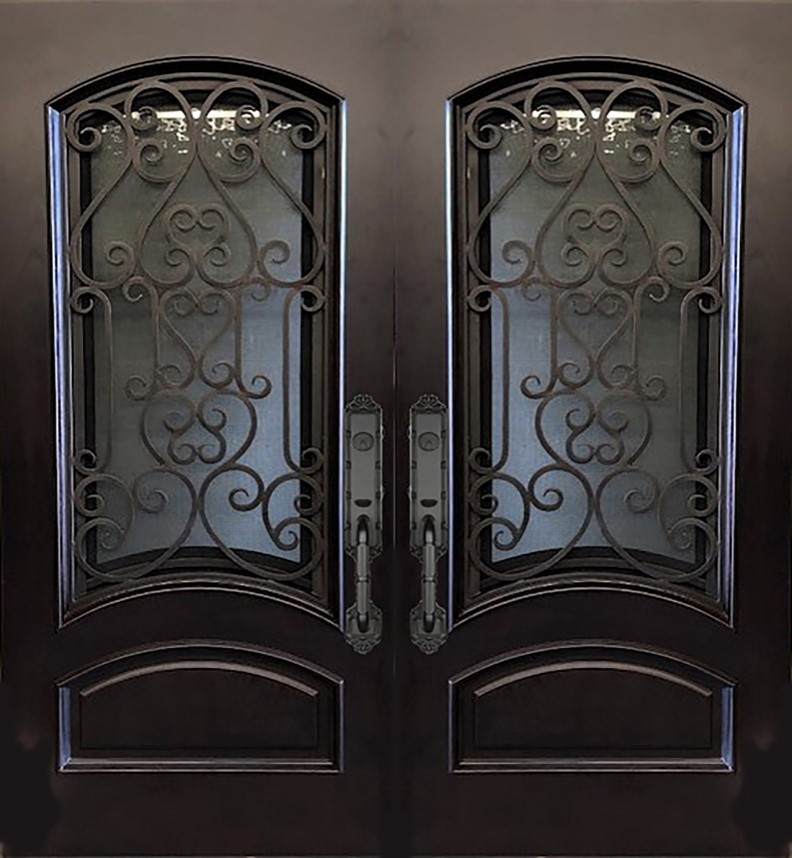 Forever Doors, Exterior Front Entry Composite Door AR07C, 60"x80