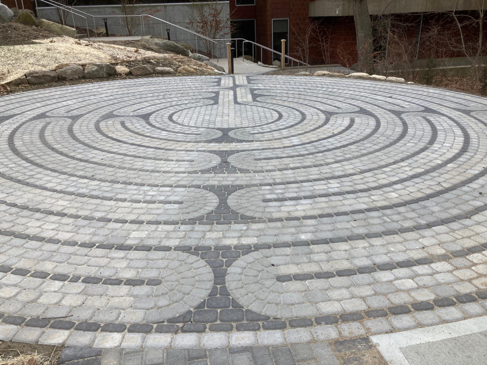 Concrete Paver Labyrinth