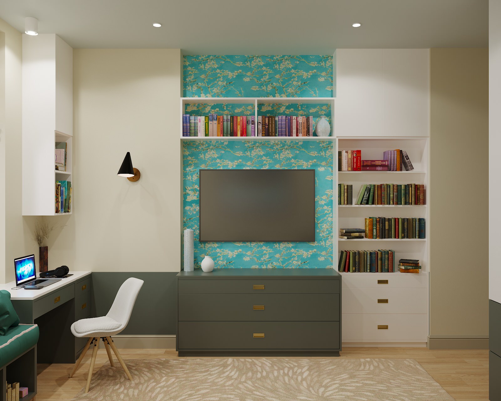 Визуализация интерьера квартиры в ЖК Символ г.Москва