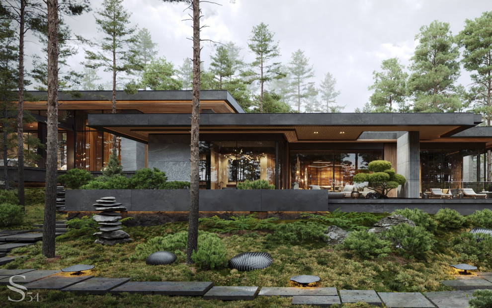 Резиденция в Agalarov Estate – симбиоз природы и современной архитектуры