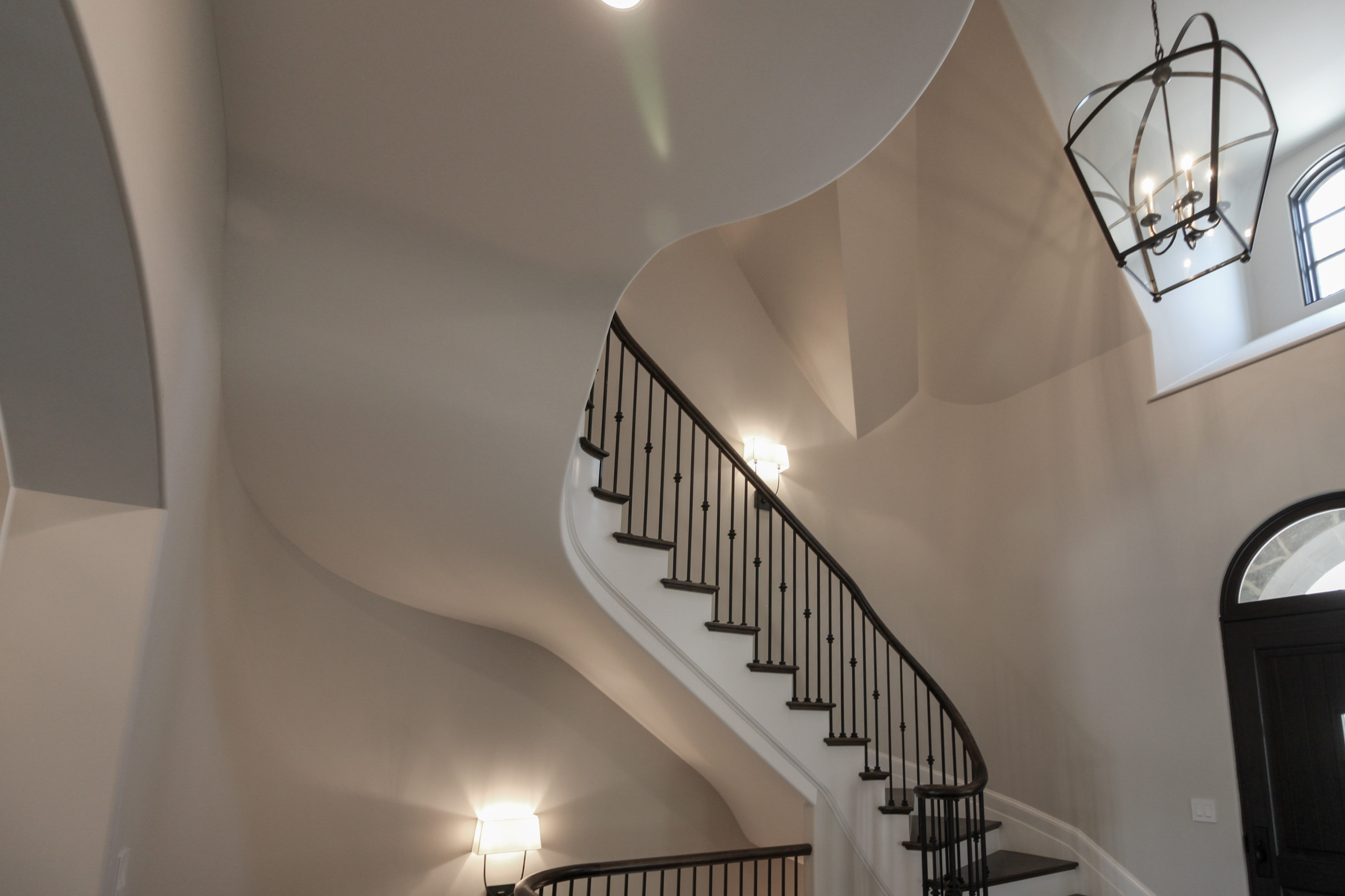 86_ Gorgeous Floating Curved Staircase, McLean VA 22066