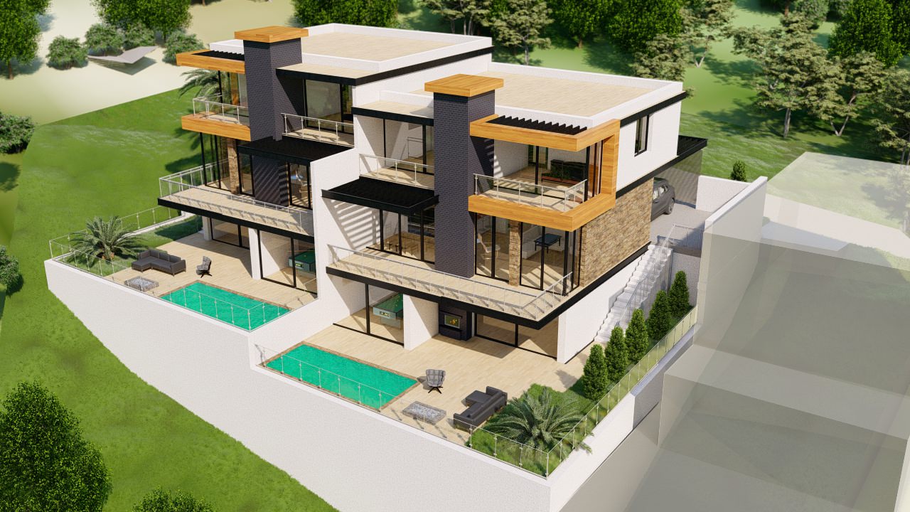 Дом танхаус (S 280м2)