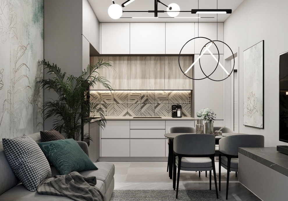 "Ничего лишнего". Квартира 70 кв.м., ЖК "Отражение"