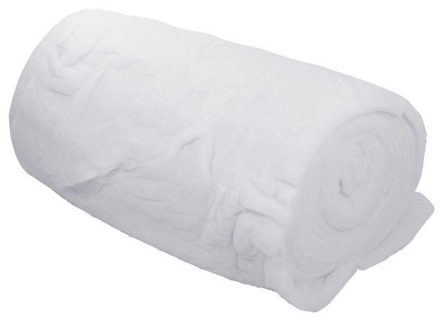 Northlight Winter White Artificial Powder Snow Christmas Blanket 8 x 36