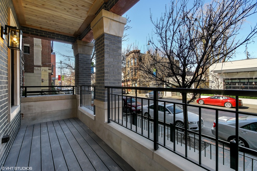 Deck - transitional deck idea in Chicago