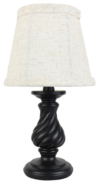 Mini Twist Accent Lamp Black