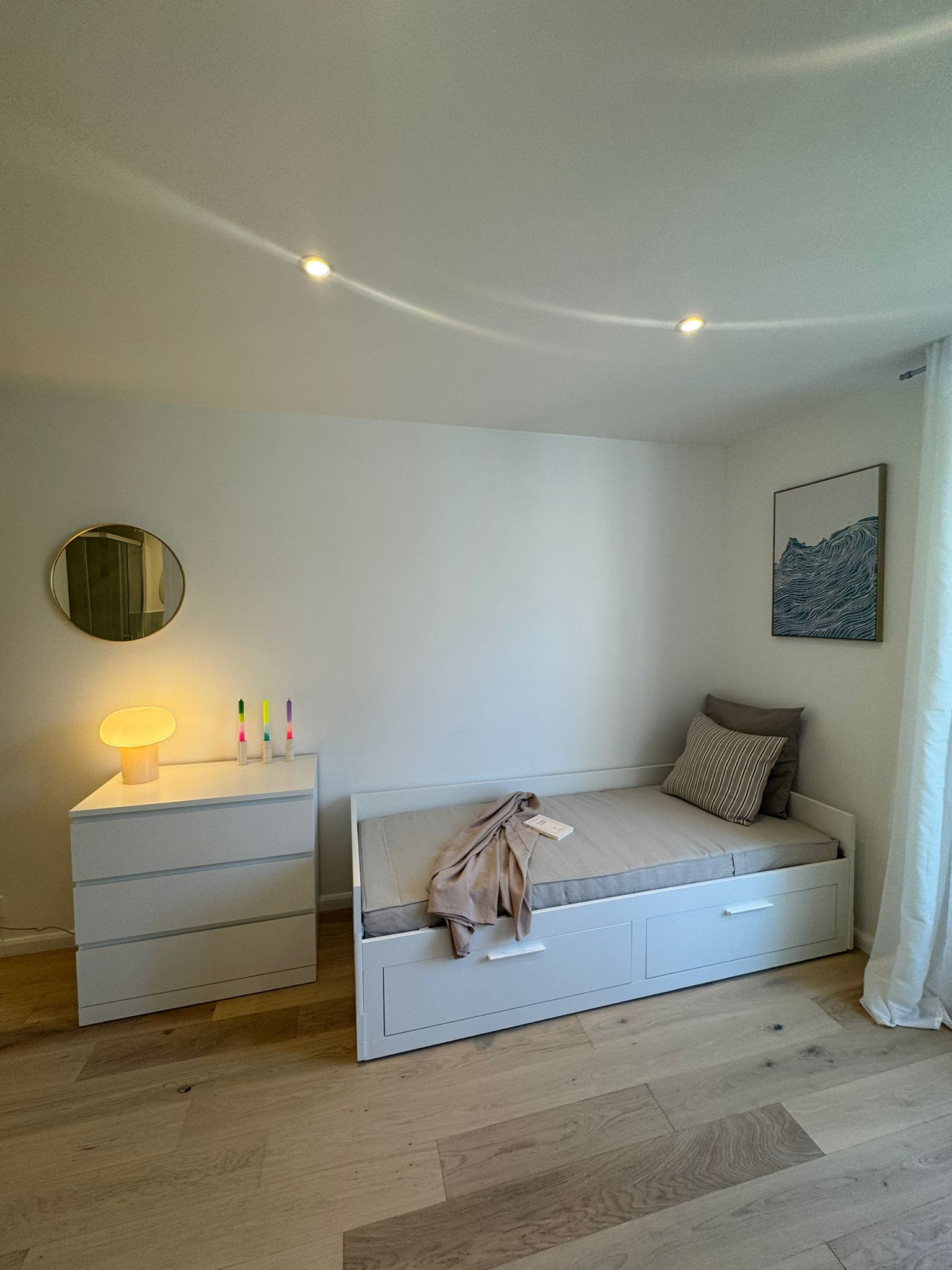 Projet Ternes, rénovation d'un studio de 17m2