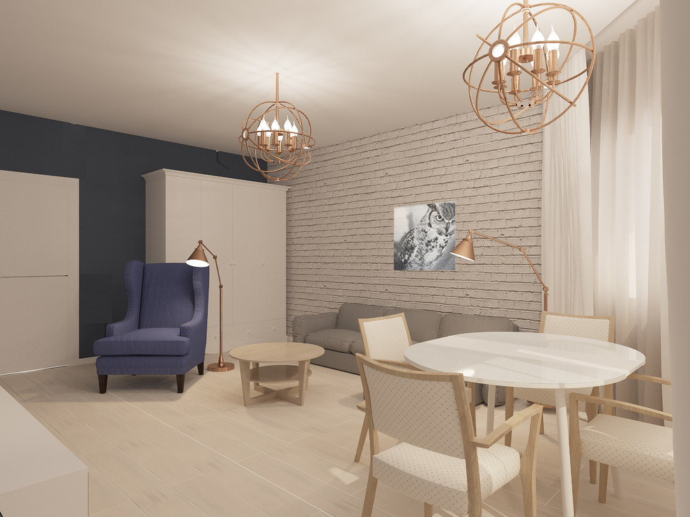 квартира в скандинавском стиле 58 кв.м.