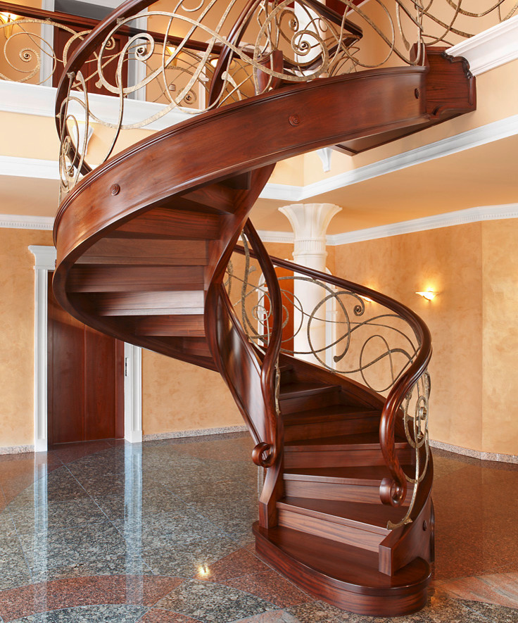 Design ideas for a modern staircase in Berkshire.