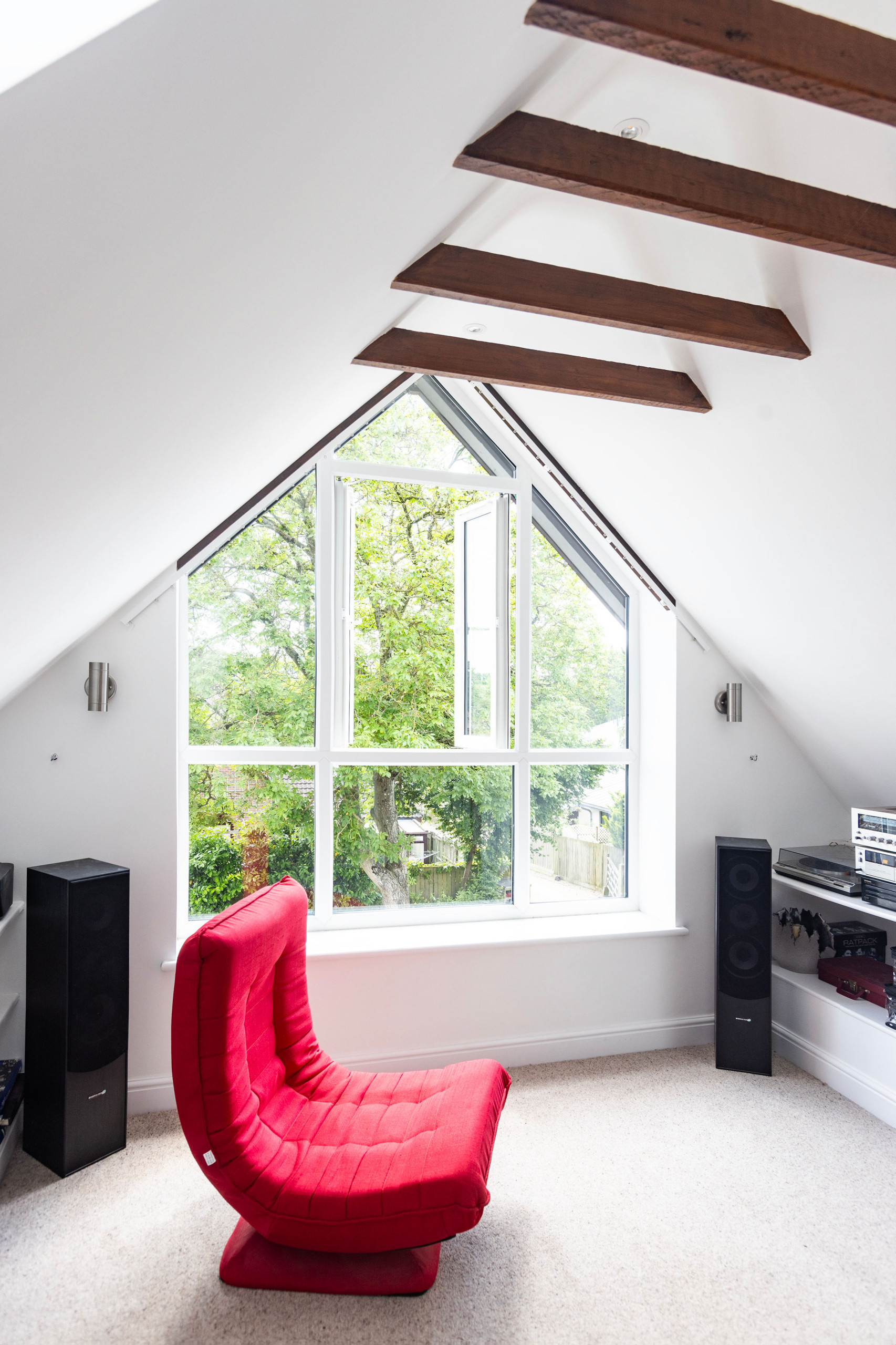 View of feature glazing
