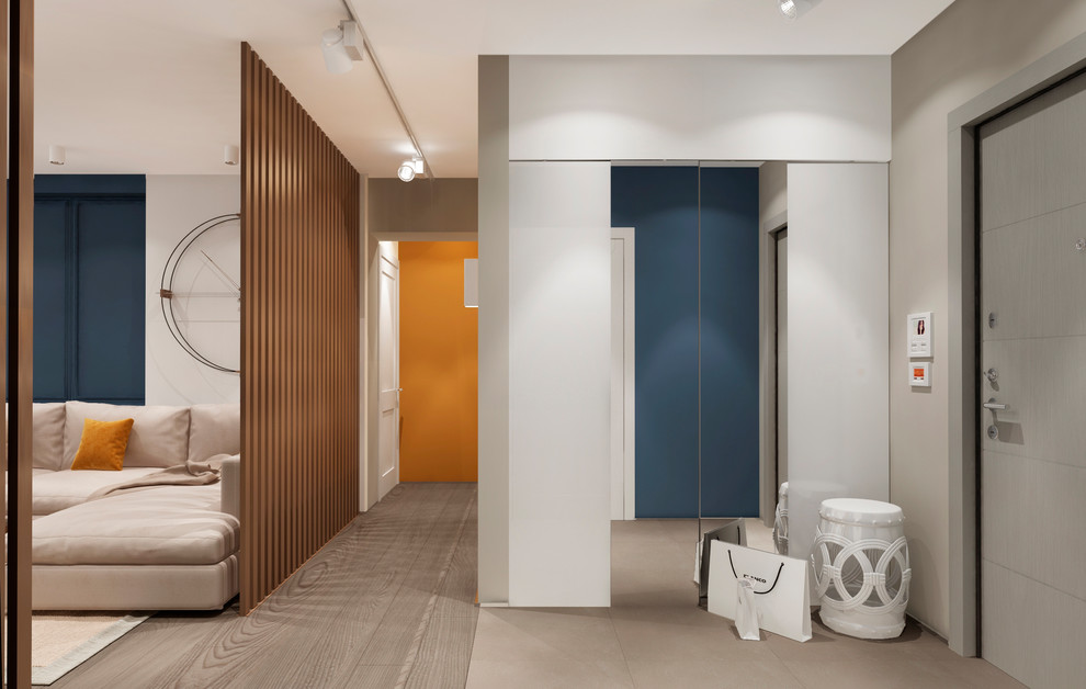 Квартира 80 м2 в современном стиле, для молодой семьи