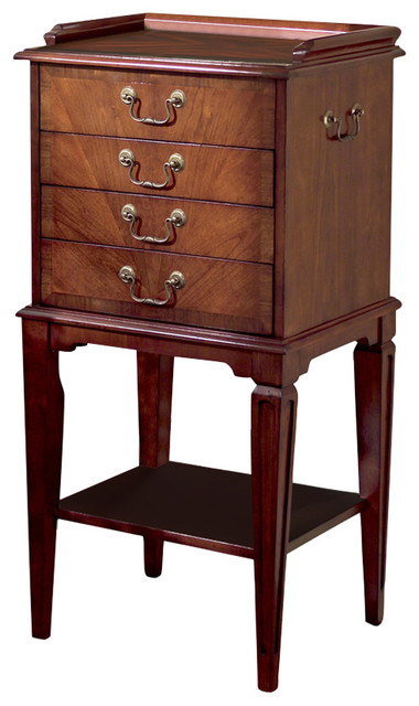 BUTLER HARDWICK PLANTATION CHERRY SILVER CHEST - Transitional ...