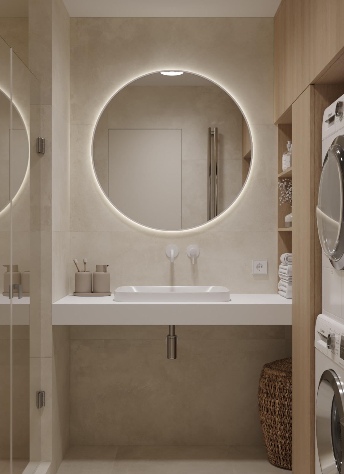 Светлая квартира для косметолога