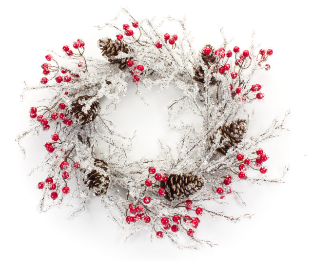 Cone and Berry Wreath 20