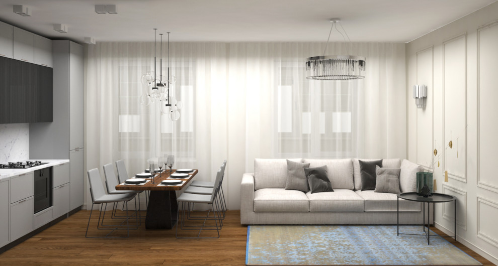 Гостинная-кухня