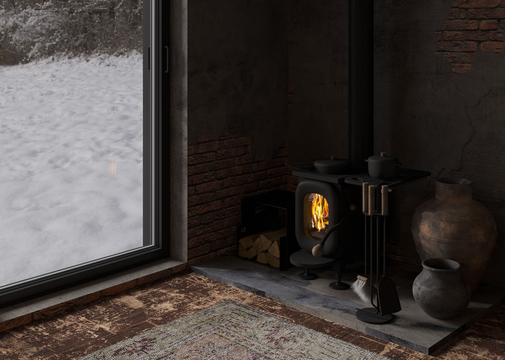 Хижина охотника в загородном комплексе